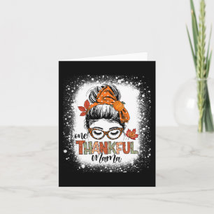 Carte Une Maman Reconnaissante Maman aux cheveux décoiff