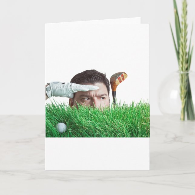 Carte Une mauvaise journée de golf vaut mieux qu'une bon (Devant)