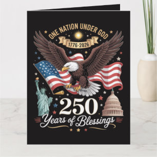 Carte Une nation sous Dieu 250 ans