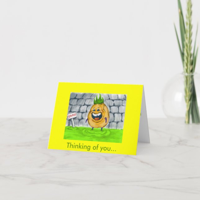 Carte Une note attentive (Devant)