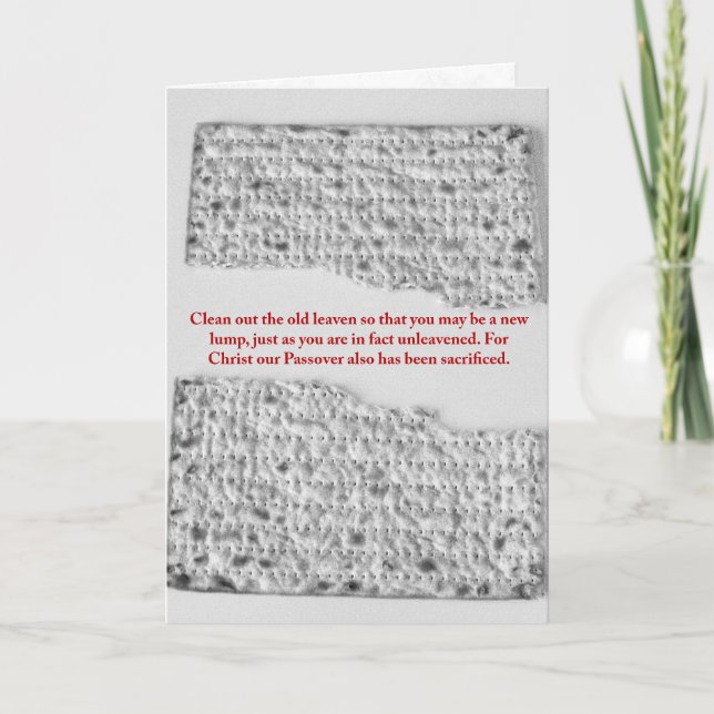 Carte Une nouvelle pompe : Réflexion sur la Pâque (Devant)