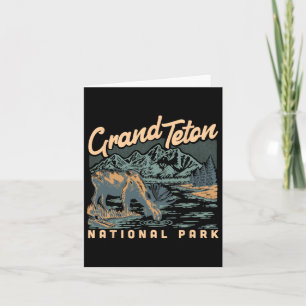 Carte Une Oie Dans Le Parc National De Grand Teton Rando