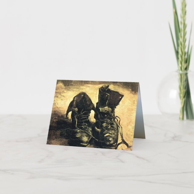 Carte Une paire de chaussures - Van Gogh (Devant)