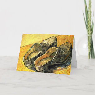 Carte Une paire de sabots en cuir par Vincent van Gogh