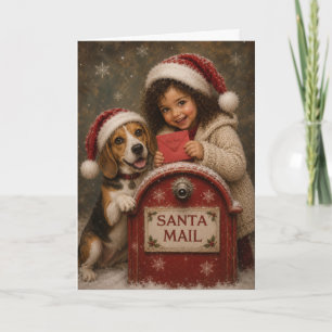 Carte Une petite lettre au Père Noël