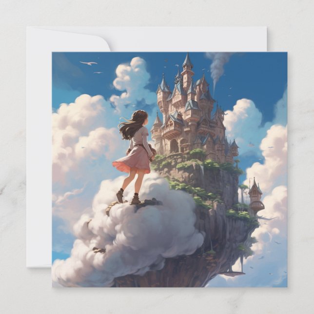 Carte Une promenade dans les nuages (Devant)