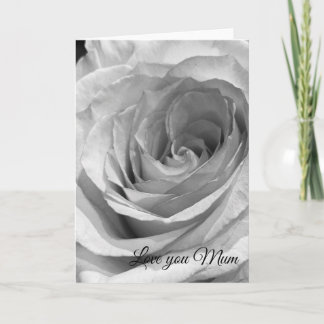 Carte Une rose pour maman