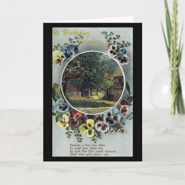 Carte Une salutation d'anniversaire (Devant)