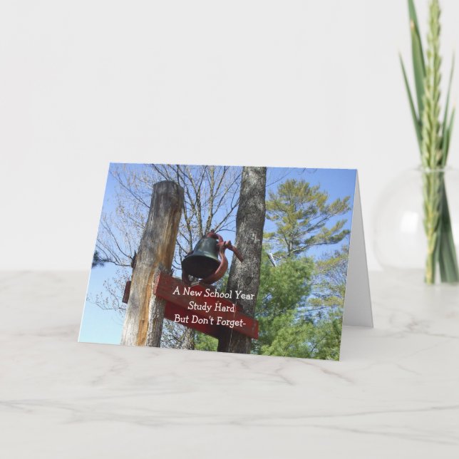 Carte Une scène de rentrée des classes - Scène de cloche (Devant)