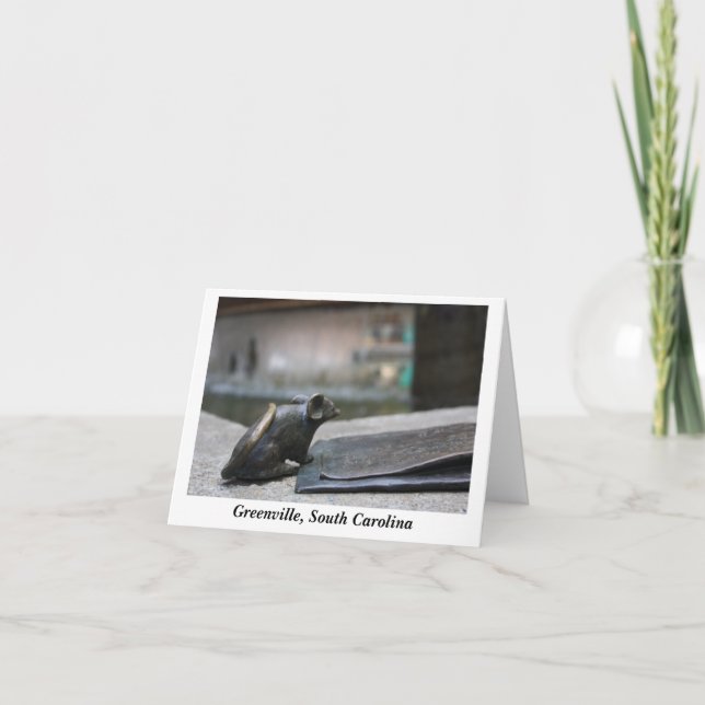 Carte Une souris studieuse (Devant)