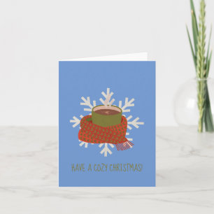 Carte Une tasse de cacao chaud pour Noël