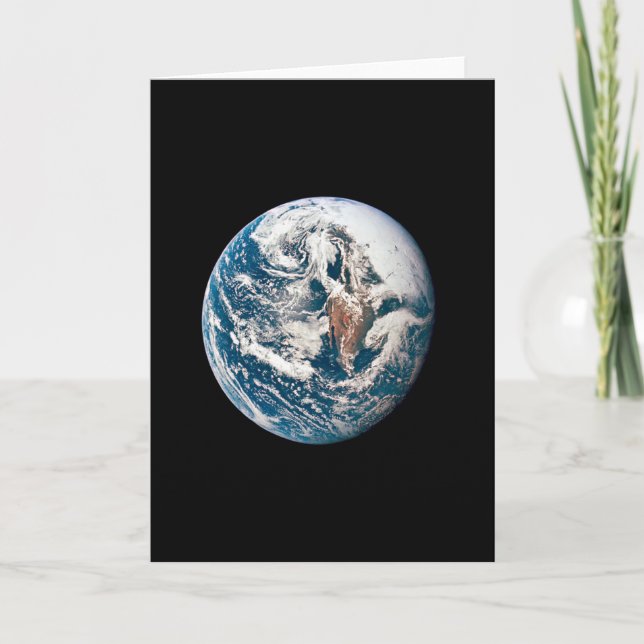 Carte Une Terre Tirée De L'Appareil Spacecraft Apollo 10 (Devant)