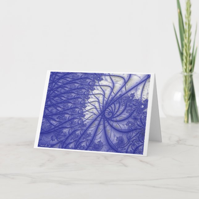 Carte Une toile de dentelle (Devant)