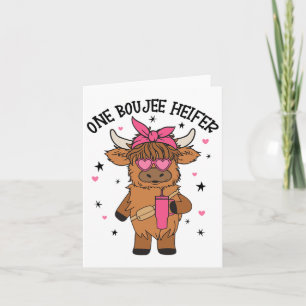 Carte Une vache Heifer Boojee Tumbler Animal de ferme Va