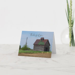 Carte Une Vieille Grange De L'Illinois Qui Pense À Ta Ca
