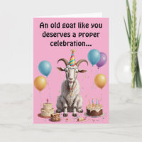 Une Vielle Chèvre Comme Tu Mérites L'anniversaire