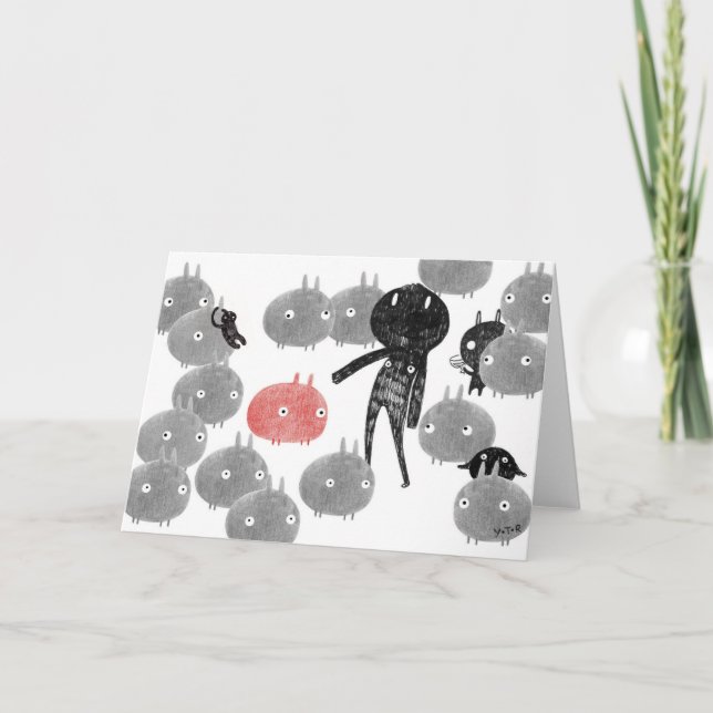 Carte Une visite amicale au bunnyland 2014 (Devant)
