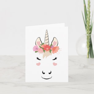 Carte Unicorn Face Eyelashes Aimer Halloween Costume Flu