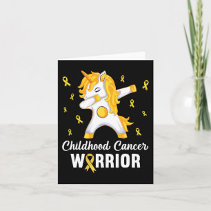 Carte Unicorn Guerrier du cancer de l'enfance En Septemb