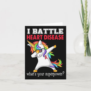 Carte Unicorn I Byttle Heart Disease Awareness