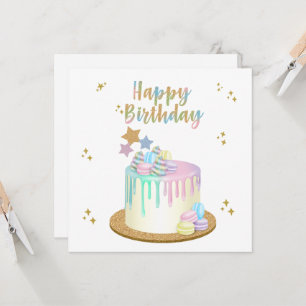 Carte Unicorn Joyeux anniversaire