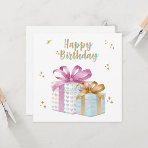 Carte Unicorn Joyeux anniversaire