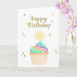 Carte Unicorn Joyeux anniversaire