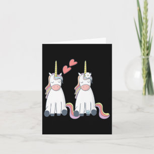 Carte Unicorn Mignonne Mariée Et Groom Inlove Premium