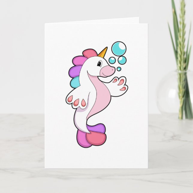Carte Unicorn with Water bubbles.PNG (Devant)