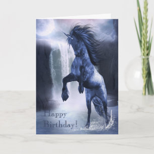 Carte Unicorne bleue 1