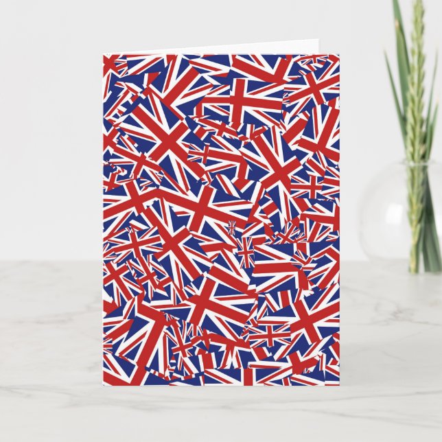 Carte Union Jack Collage (Devant)
