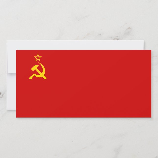 Carte Union soviétique (URSS) (marteau communiste et fau (Devant)