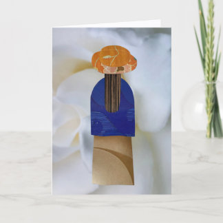 Carte Unique Collage Earth Mama Belle Blank Card