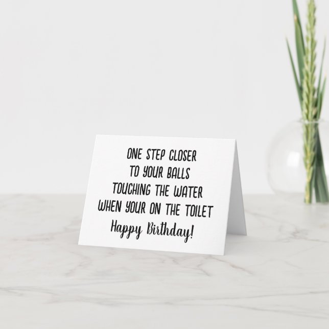 Carte Unique Dad Snarky Humor Birthday Card (Devant)