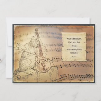 Carte uniquement avec Rumi - Everything is music