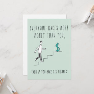 Carte Uniquement dans la Silicon Valley Greeting Card : 