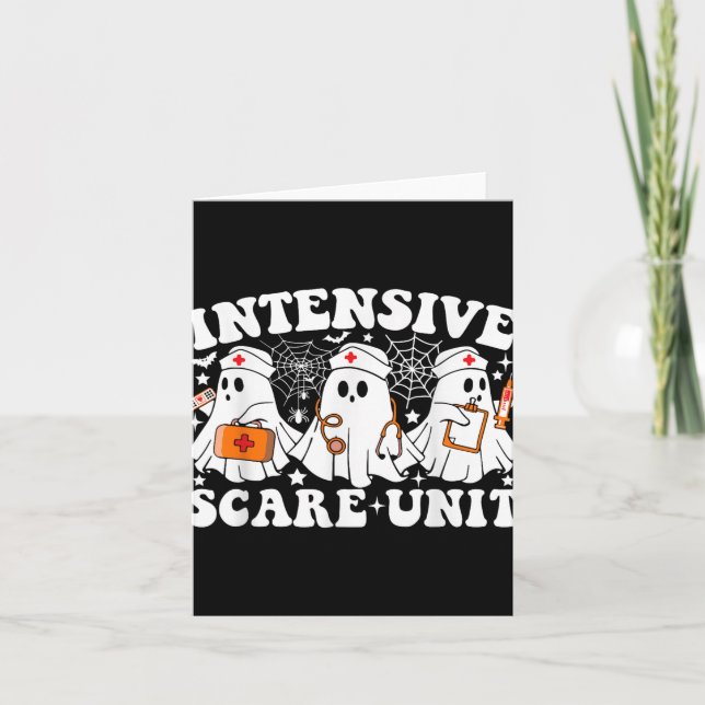Carte Unité De Soins Intensifs Infirmière Fantôme Hallow (Devant)