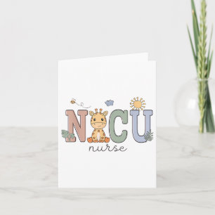Carte Unité de soins intensifs néonatals Nicu Nurse Gira