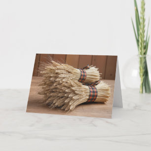 Carte Unités de blé de récolte d'anniversaire