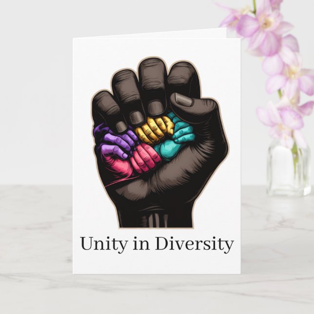 Carte Unity in Diversity (Orchidée)