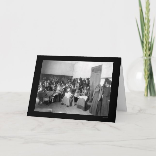 Carte Université de couture 1900 de Howard de classe (Devant)