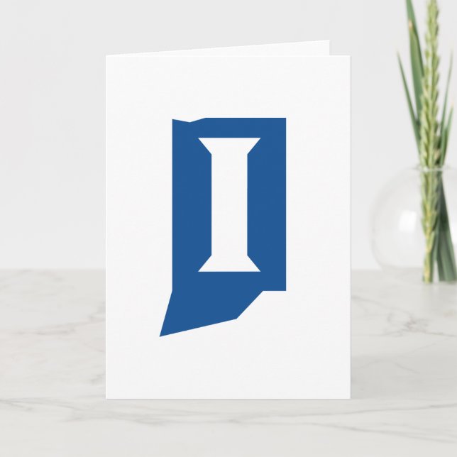 Carte Université d'État de l'Indiana (Devant)