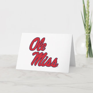 Carte Université du Mississippi | Ole Miss Script