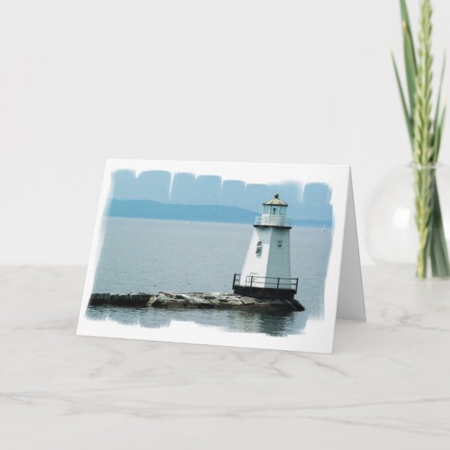 Carte Unusual Lighthouse Greeting Card (Devant)