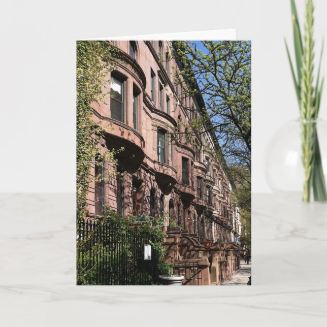 Carte Upper West Side Browns New York City NYC (Devant)
