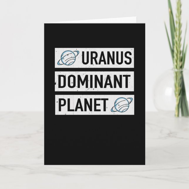 Carte Uranus Dominant Planet Solaire Système Pun (Devant)