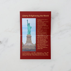 Carte USA 1895 $5 Liberty Half Eagle Note Card