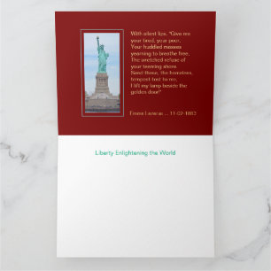 Carte USA 1895 $5 Liberty Half Eagle Note Card