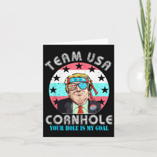 Carte Usa Cornhole Équipe Chemise Cornhole Chemises Fant