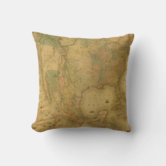 Carte USA Coussin réversible (Recto)